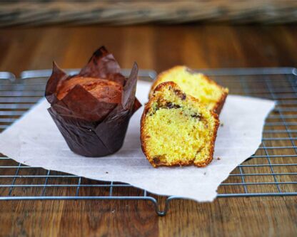 VEGAN Lemon & Blueberry Muffin