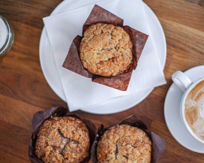Apple & Cinnamon Crumble Muffin