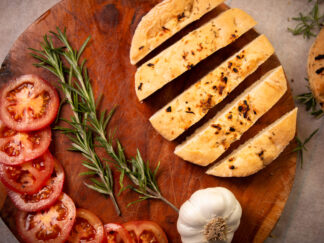 Gluten Free Roasted Garlic & Rosemary Focaccia