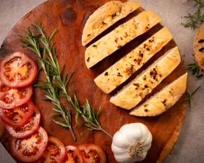 Gluten Free Roasted Garlic & Rosemary Focaccia