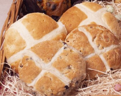 Gluten Free Orange & Ginger Hot Cross Buns (2 Pack)